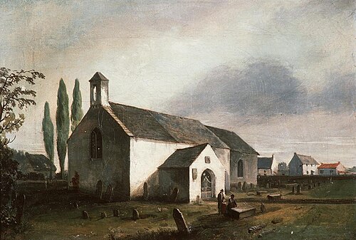 Pembrokeshire church, 1830, 