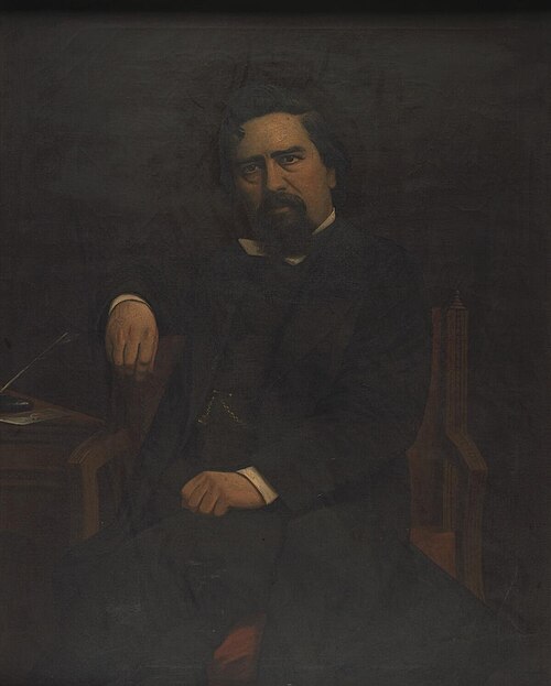 Portrait of a bearded minister, 1880, 