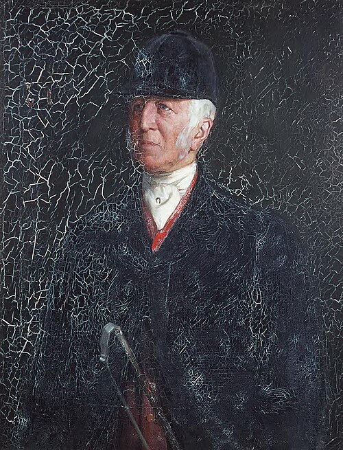 Portrait of a gentleman as a hunter, 1880, 