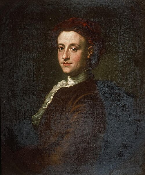 Portrait of a gentleman in red turban, 1720, 