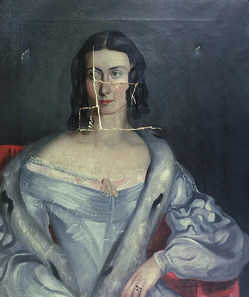 Portrait of a young woman, 1840, 