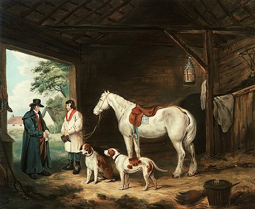 Stable interior, 1790, 