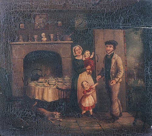 Tea time - end of shift, 1800, 