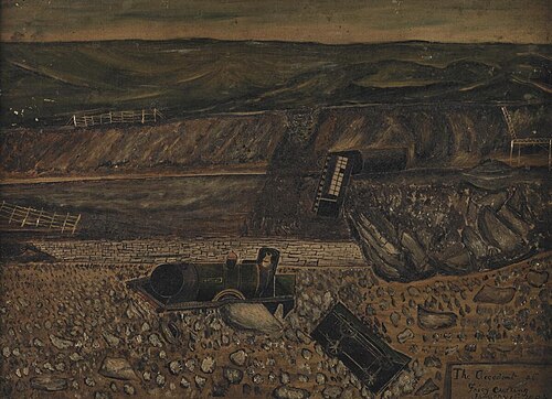 accident at Friog Cutting Jan 1 1883, 1883, 