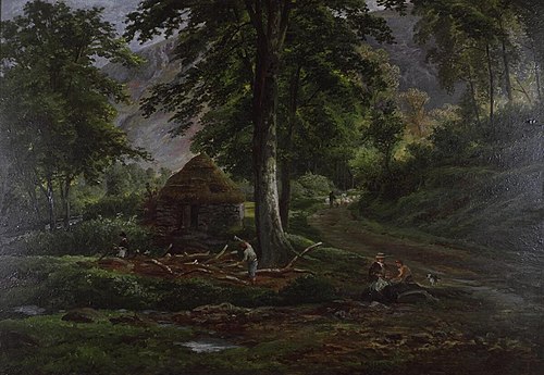 Woodland scene, 1870, 