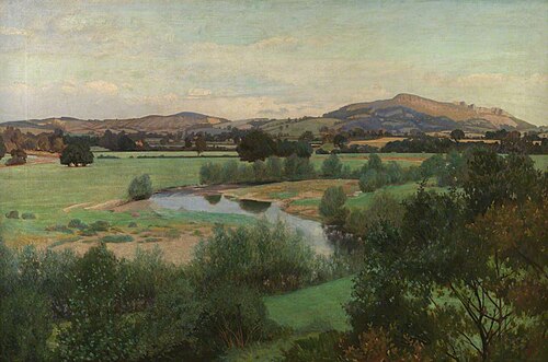 Painting of a landscape, 1880, 