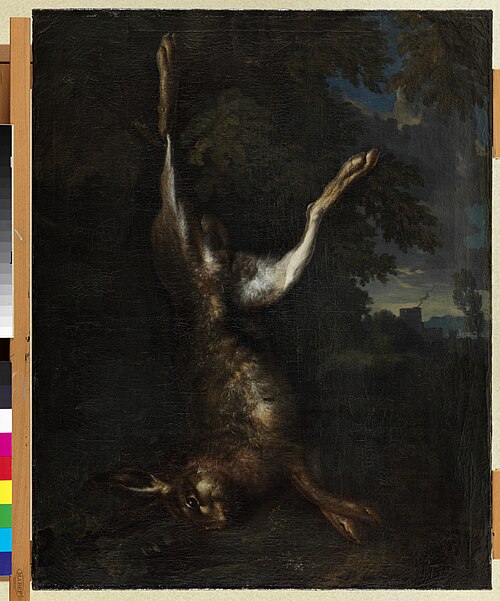 Nature morte avec lièvre, 1700, 