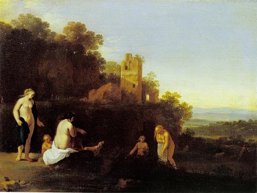 Landscape with the Discovery of Callisto’s Pregnancy, 1635, 