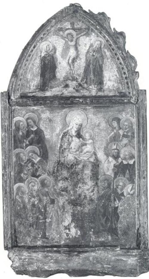 Madonna and Child with the Crucifixion, 1450, 