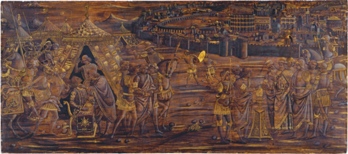 Mucius Scaevola Murders Porsenna's Secretary and Puts His Right Hand in the Fire, 1480, 