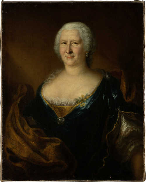 Portrait of Anna Sybilla von Holzhausen, née zum Jungen, 1740, 