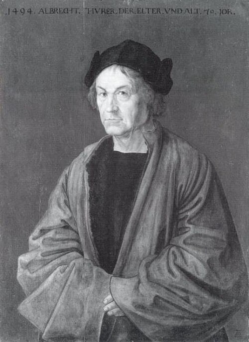 Portrait of the Artist's Father Albrecht Dürer the Elder, 1600, 