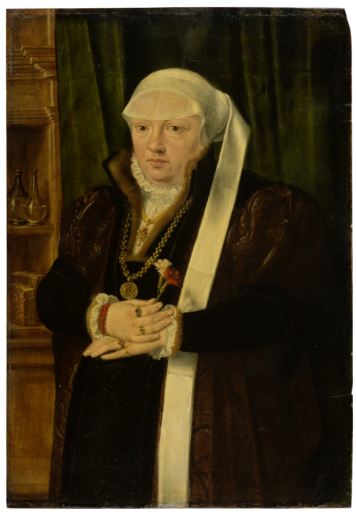 Portrait of Elisabeth von Fichard, née Grünberg, 1575, 