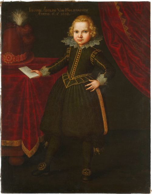 Portrait of Johann Adolf von Holzhausen, 1608, 