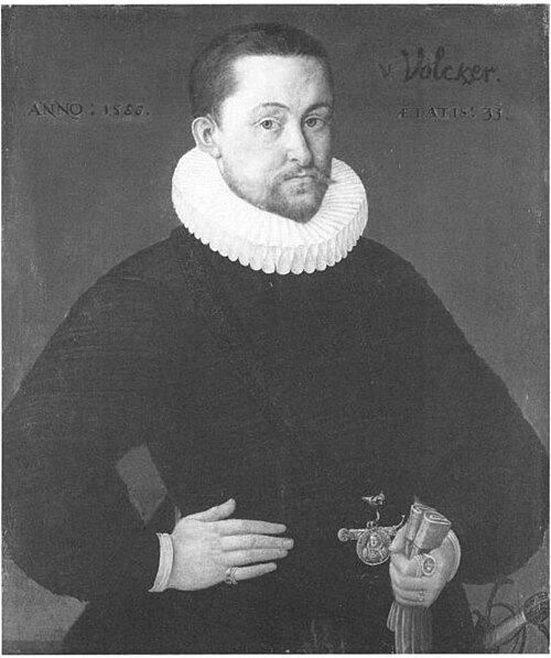 Portrait of Johann Philipp Völker, 1588, 