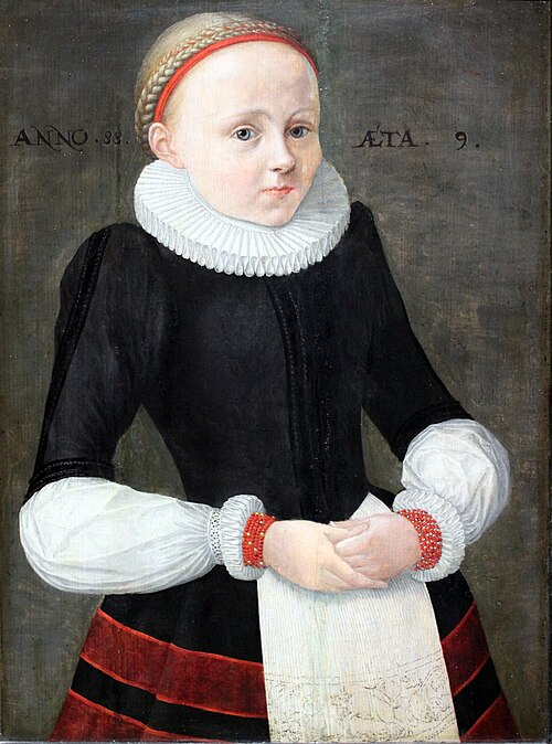 Portrait of Maria Jacobina Völker, 1588, 