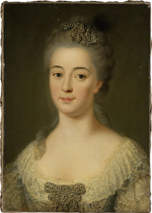 Portrait of Marie Friederike Caroline von Geispigheim, 1750, 
