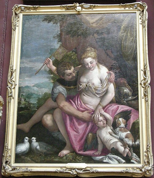 Mars et Vénus, 1580, 