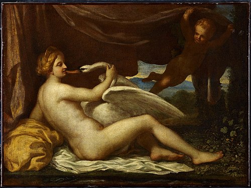 Leda et le cygne, 1700, 