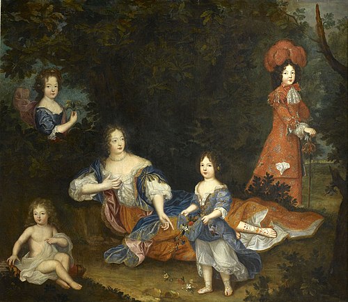 Françoise-Athénaïs de Rochechouart, Marquise de Montespan and her children, 1678, 