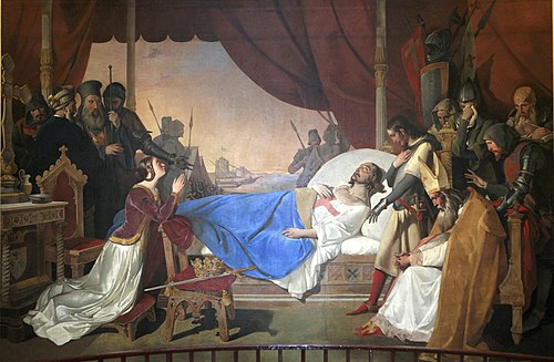 La mort de Saint Louis, 1800, 