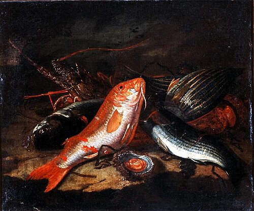 Bodegón con peces, 1700, 