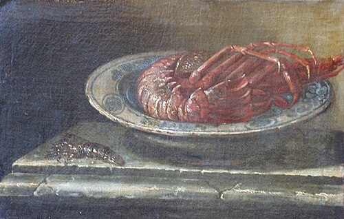 Bodegón con langosta, 1700, 