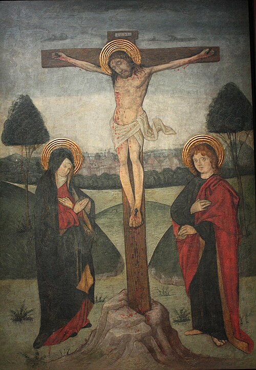 Christ en croix, 1450, 