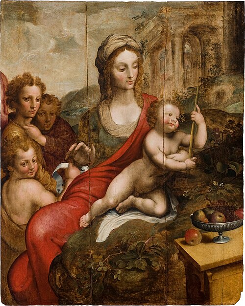Madonna of the Yarnwinder, 1600, 