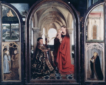 Vierge à l'enfant avec un donateur, 1757, 