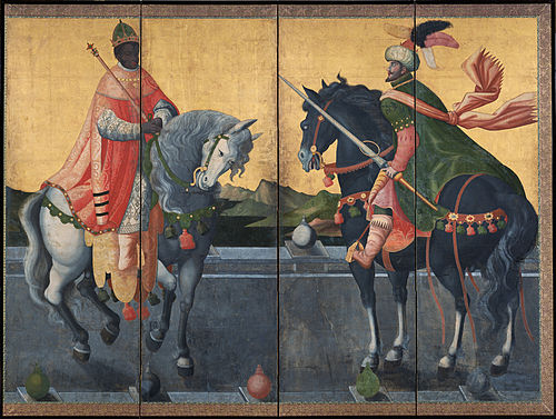 Western Kings on Horseback, 1600, 