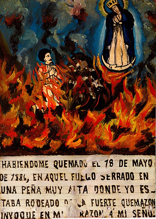 Votive offering dedicated to Our Lady of Solitude, 1886, 
