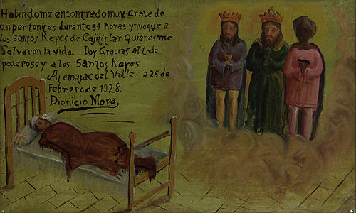 Votive offering dedicated to the Three Wisdom Kings, 1928, 