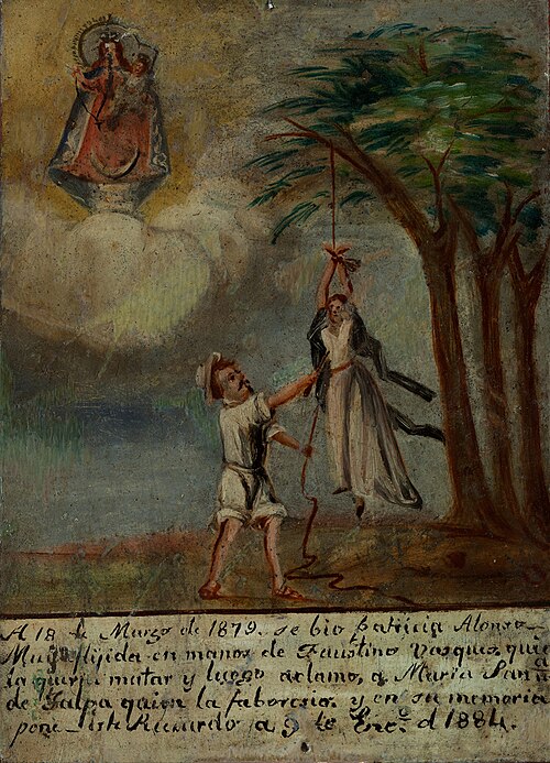 Votive offering dedicated to the Virgin of Talpa, 1879, 