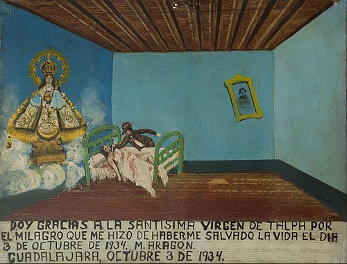 Votive offering dedicated to the Virgin of Talpa, 1934, 