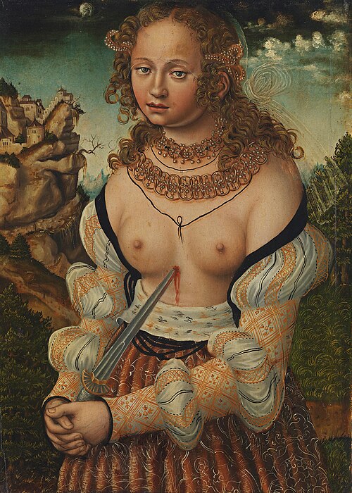 Suicide of Lucretia, 1530, 