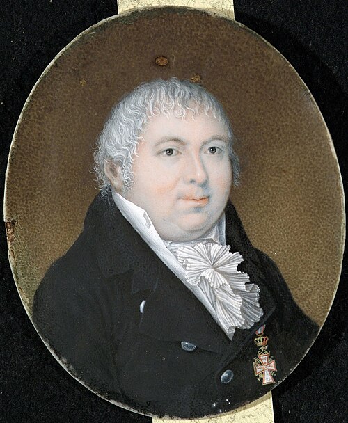 Miniature, portrait of John Collett, 1800, 