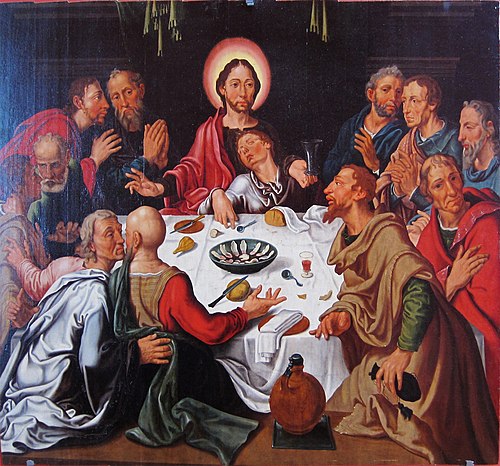 La Cène, 1600, 