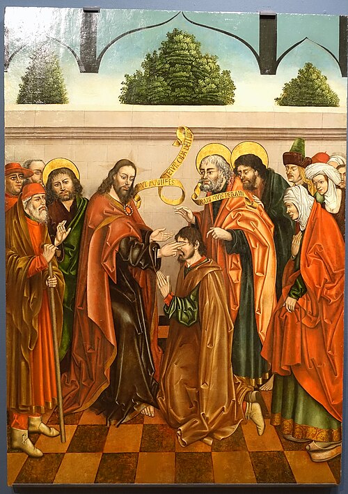 The Healing of the Blind Bartimaeus, 1488, 