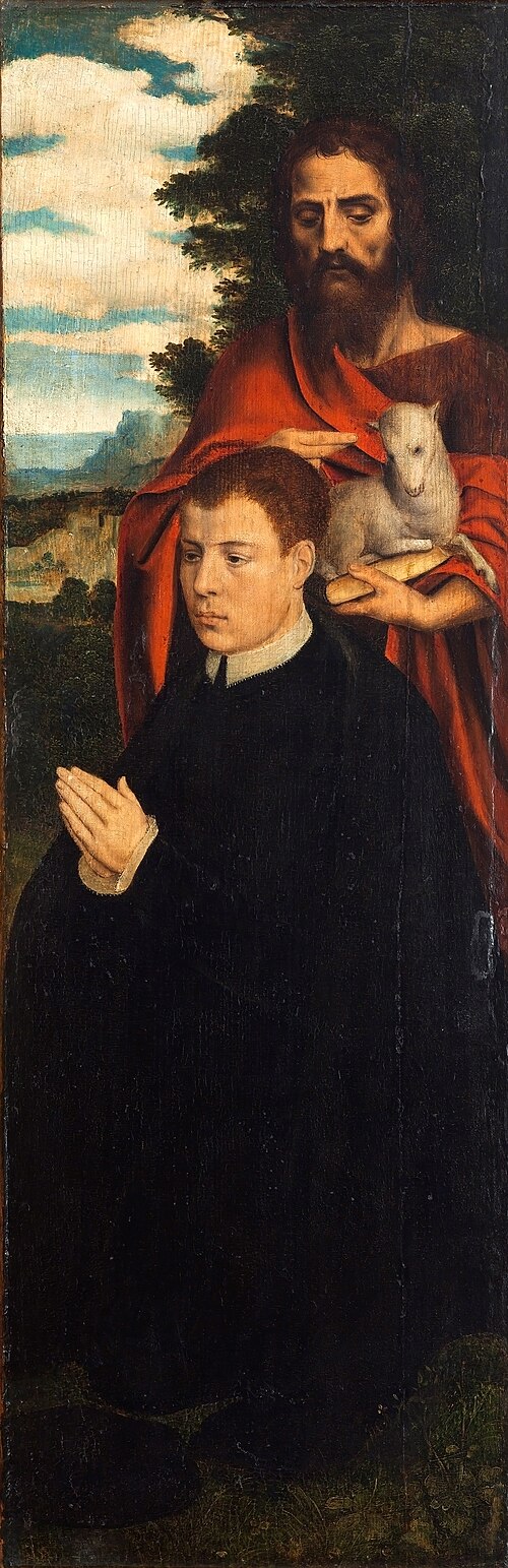 Two Altar Wings with Portraits of the Altar Donors with their Name-Saints (part 2), 1500, 