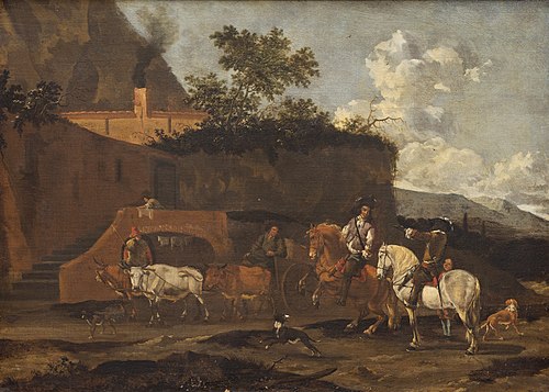 Riders ask for directions, 1674, 