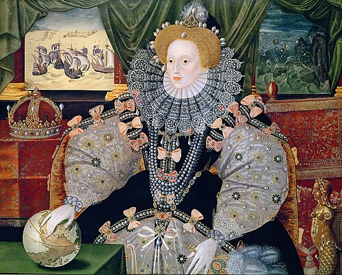 The Armada Portrait de Elizabeth I, 1588, 