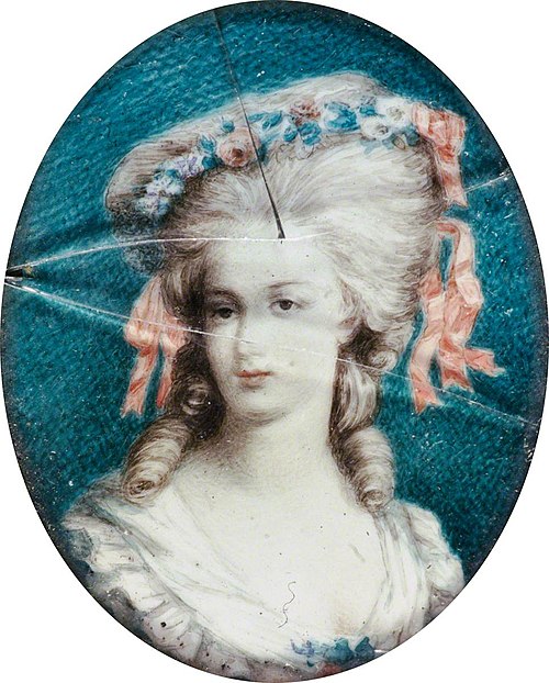 Portrait of a Woman with Flowers in Her Hair, , 