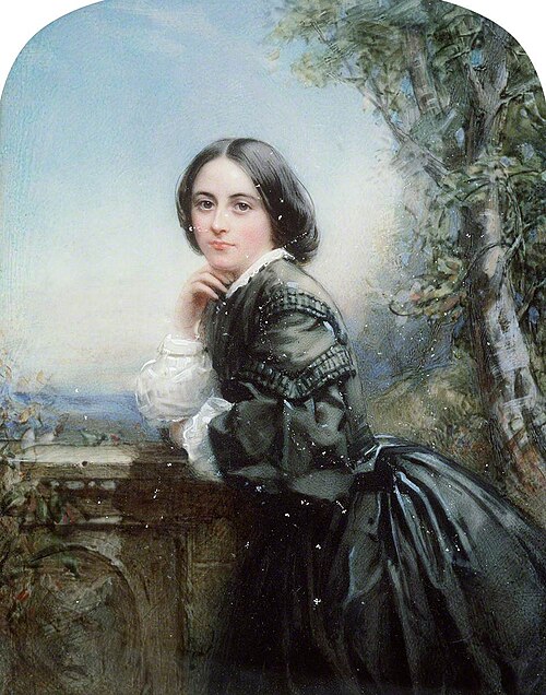 Portrait of Lady in a Dark Dress, 1849, 