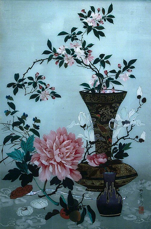 Still Life, Vase and Flowers, 1889, 