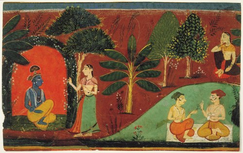 Krishna and Radha, 1614, 