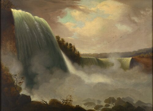 View of Niagara Falls, 1828, 