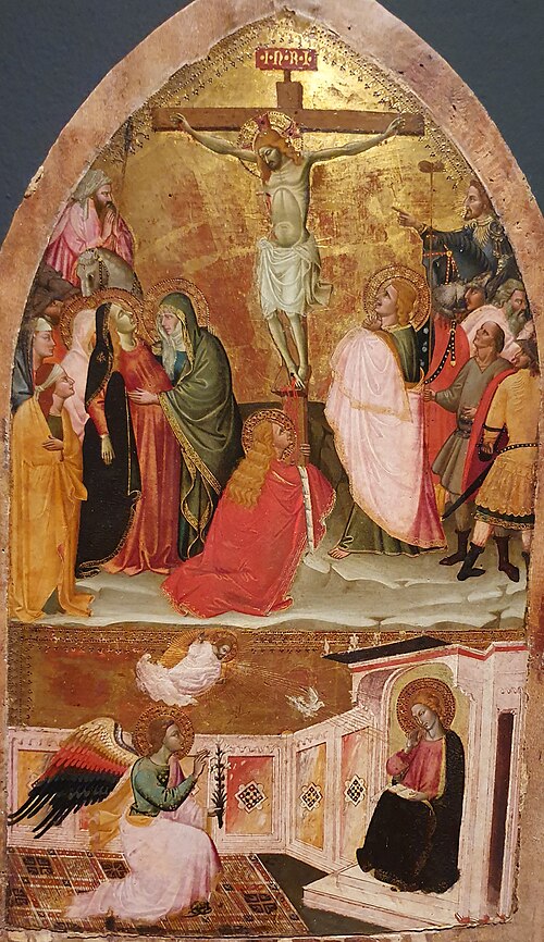 Anunciação e Crucificação, 1390, 