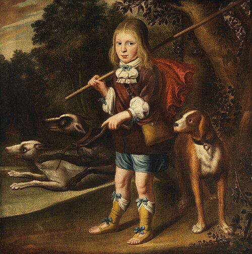 Boy with Dogs, , 