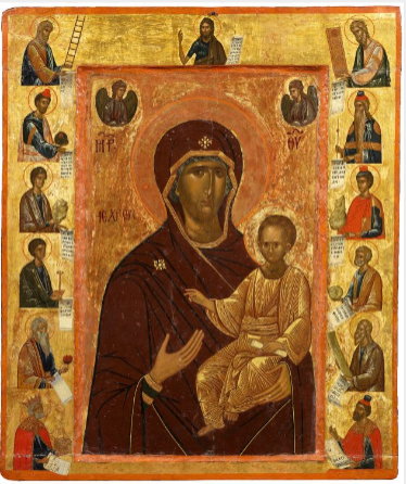 The Virgin and Child, Saint John the Baptist and Prophets, , 